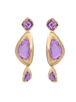 Earrings*Mew Mews Fashion Mikko Geometric Rhinestone Earrings