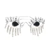 Glasses*Mew Mews Fashion Morrissey Rhinestone Fringe Sunglasses