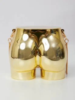 Bags*Mew Mews Fashion Morwenna Acrylic Butt Bag In Gold