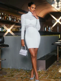 Dresses|Mini Dresses*Bandage Nowak Long Sleeve Mini Dress