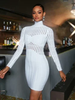Dresses|Mini Dresses*Bandage Nowak Long Sleeve Mini Dress