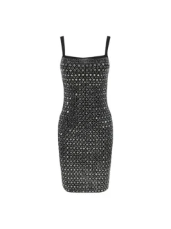 Dresses|Mini Dresses*Bandage Ragiel Spaghetti Crystal Mini Dress