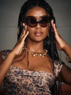 Glasses*Mew Mews Fashion Roosevelt Cat Eye Sunglasses