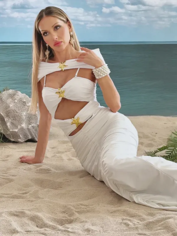 Bikini Sets|Swimwear*Mew Mews Fashion Ryxaris Starfish Swimwear Three Piece Set