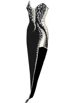 Dresses|Maxi Dresses*Bandage Sabine Strapless Embellished Dress In Black