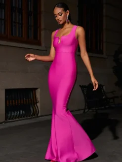 Dresses|Maxi Dresses*Bandage Sadira Maxi Dress In Hot Pink