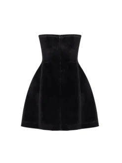 Dresses|Mini Dresses*Mew Mews Fashion Samdi Heart Crystal Velvet Dress