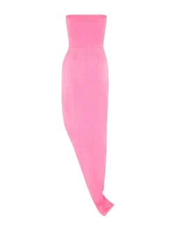 Dresses*Mew Mews Fashion Siena Strapless Corset Split Maxi Dress In Pink