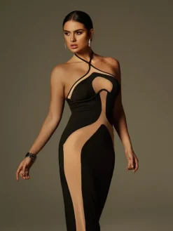 Dresses|Maxi Dresses*Mew Mews Fashion Thaliacea Halterneck Maxi Dress