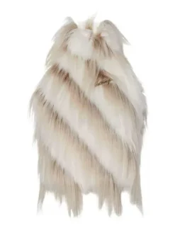 Tops*Mew Mews Fashion Thara Backless Faux Fur Top