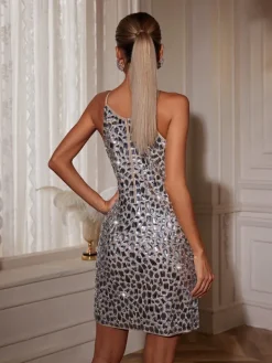 Dresses|Mini Dresses*Bandage Tidiane Halterneck Rhinestone Dress