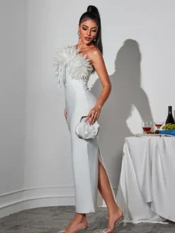 Dresses|Midi Dresses*Bandage Étienne Flower Fringe Midi Dress