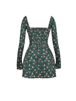 Dresses*Mew Mews Fashion Uhtred Floral Lacing Mini Dress