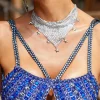 Necklaces*Mew Mews Fashion Xeenia Star Chainmail Necklace