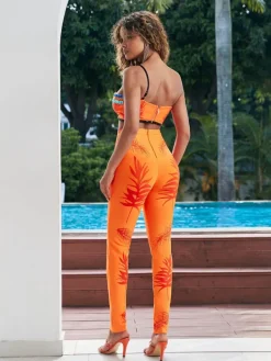 Sets & Co-ords*Bandage Yannick Embellished Asymmetric Pants Set