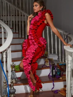 Dresses|Mini Dresses*Bandage Yemi One Shoulder Ruched Dress
