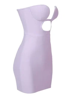 Dresses|Mini Dresses*Bandage Zander Strapless Cutout Dress In Lilac