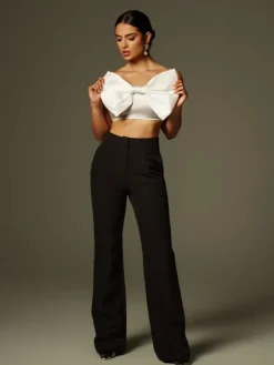 Sets & Co-ords*Mew Mews Fashion Zylara Strapless Bow Twisted Pants Set